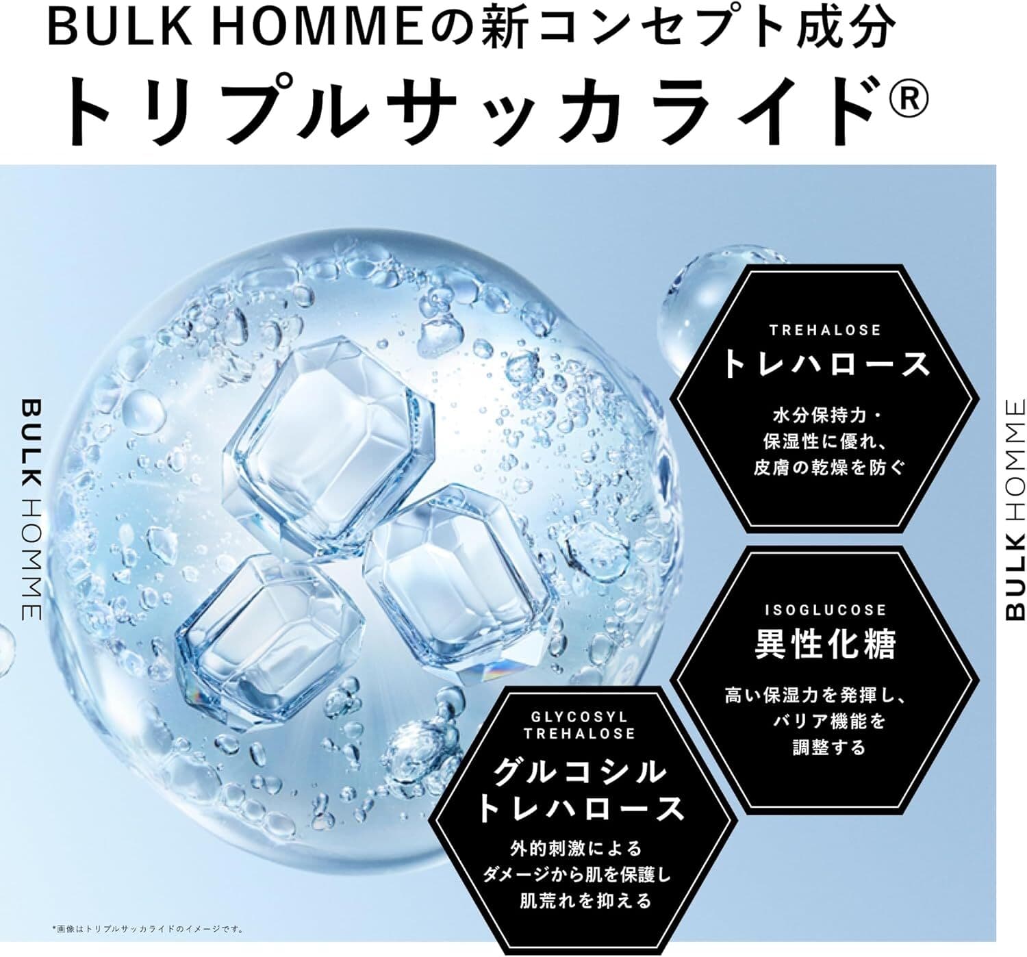 THE BODY WASH｜BULK HOMMEの新コンセプト成分「トリプルサッカライド」
